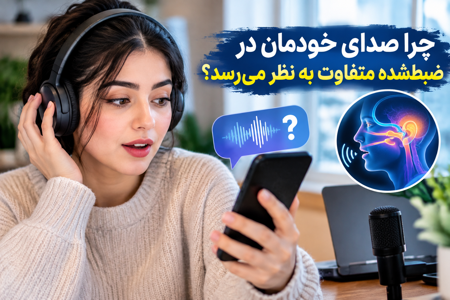 چرا صدای خودمان در ظبط شده متفاوت به نظر میرسد ؟