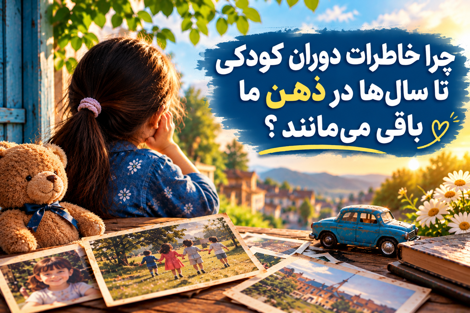 چرا خاطرات دوران کودکی  تا سالها در ذهن مان باقی میماند؟