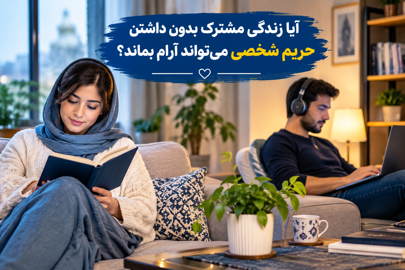 آیا زندگی مشترک بدون داشتن حریم شخصی می تواند آرام بماند؟