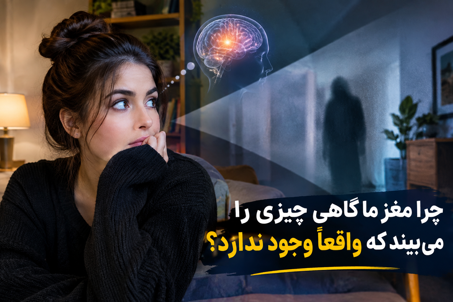 چرا مغز ما گاهی چیزی را می بیند که واقعا وجود ندارد ؟